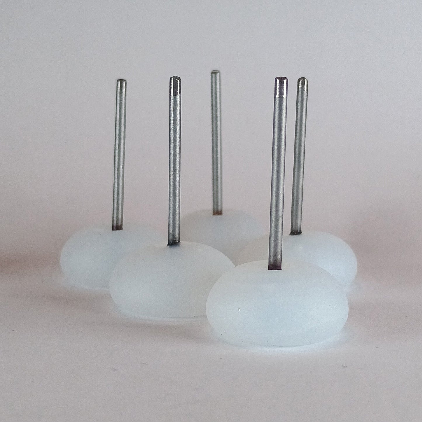 Opal white tumbled bead stands for SS - Jolene Beads - lampwork beads & jewellery