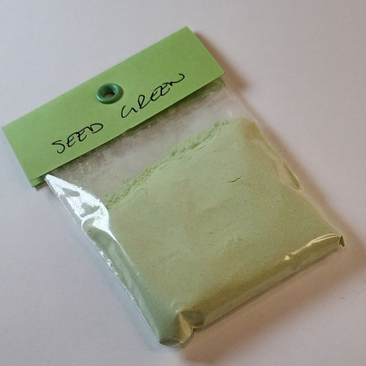 Seed Green glass powder 25g Jolene Beads - lampwork beads & jewellery