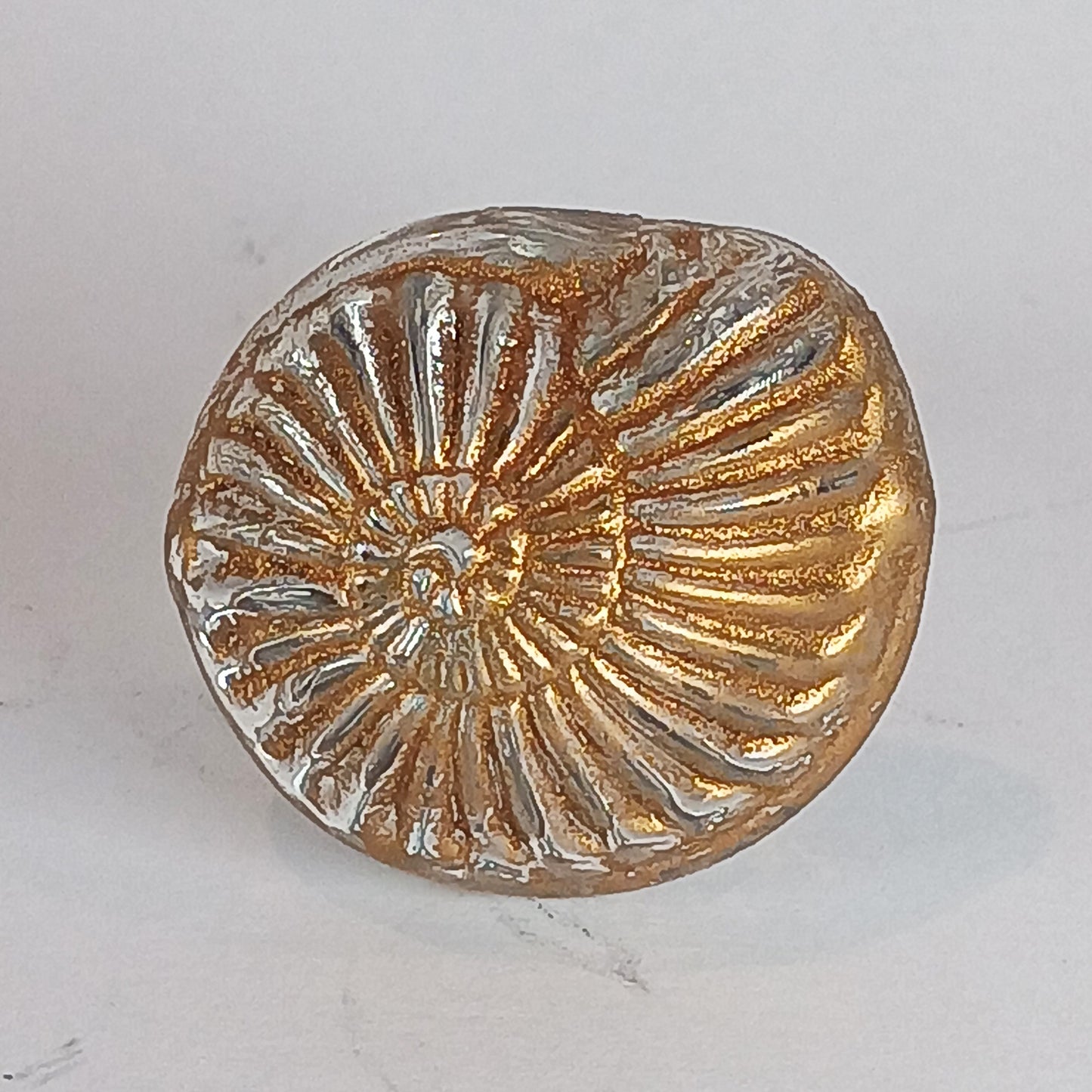 Clear shell door and drawer knobs - made to order