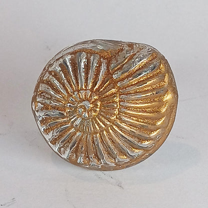Clear shell door and drawer knobs - made to order