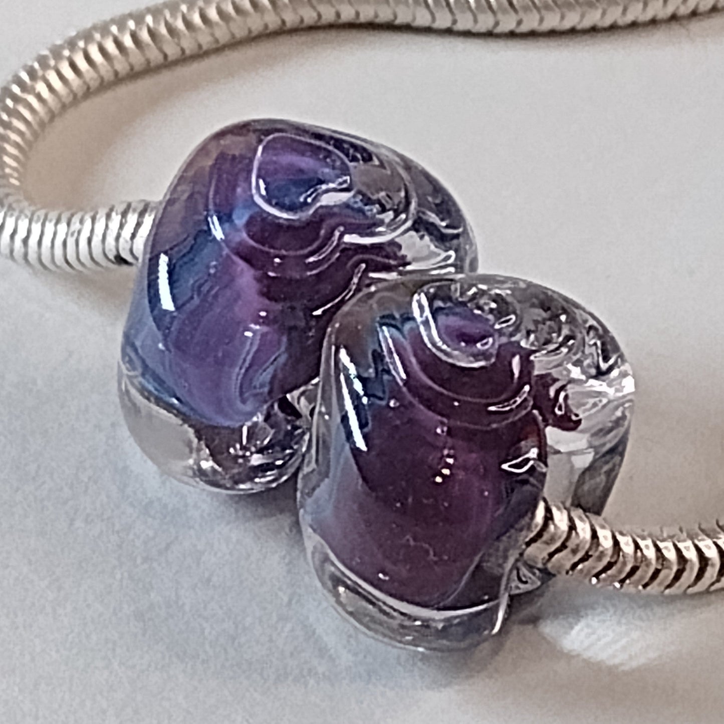 Concentric heart brass texture plate - Jolene Beads - lampwork beads & jewellery