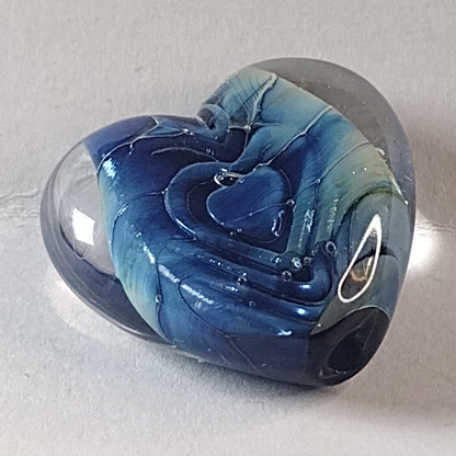 Concentric heart brass texture plate - Jolene Beads - lampwork beads & jewellery