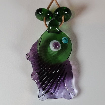 Bottle green and violet butterfly wing pendant mini set (Copy) Jolene Beads