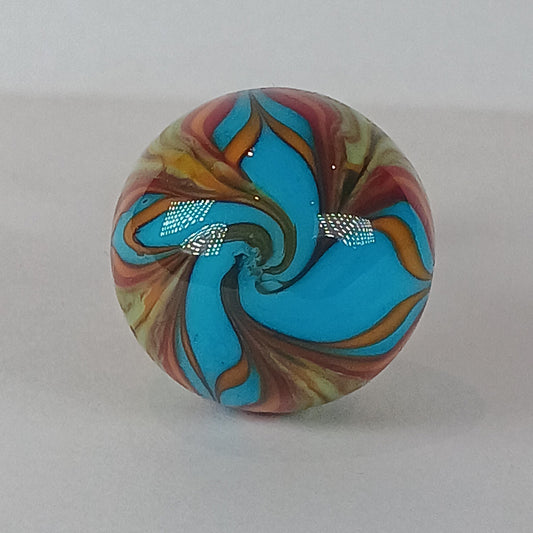 Carnival handmade glass drawer knob 4