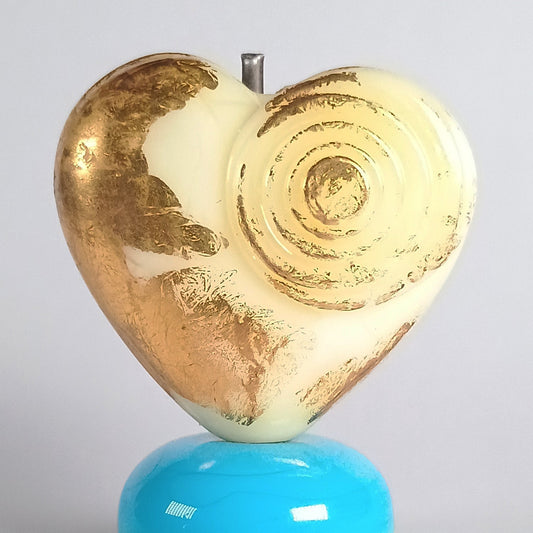 Pastel hearts for JY - Jolene Beads - lampwork beads & jewellery