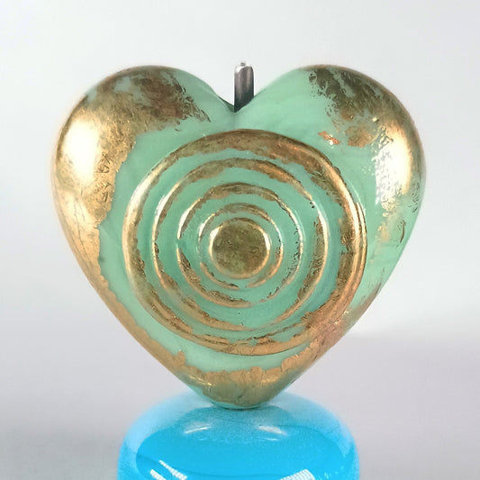 Pastel hearts for JY - Jolene Beads - lampwork beads & jewellery