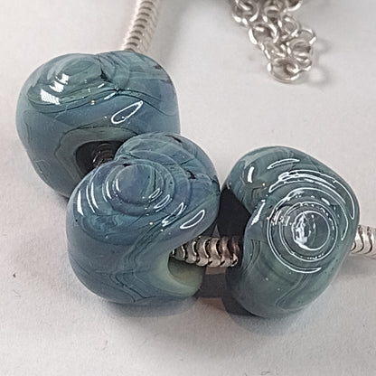 Stepped circle brass texture plate - Jolene Beads - lampwork beads & jewellery