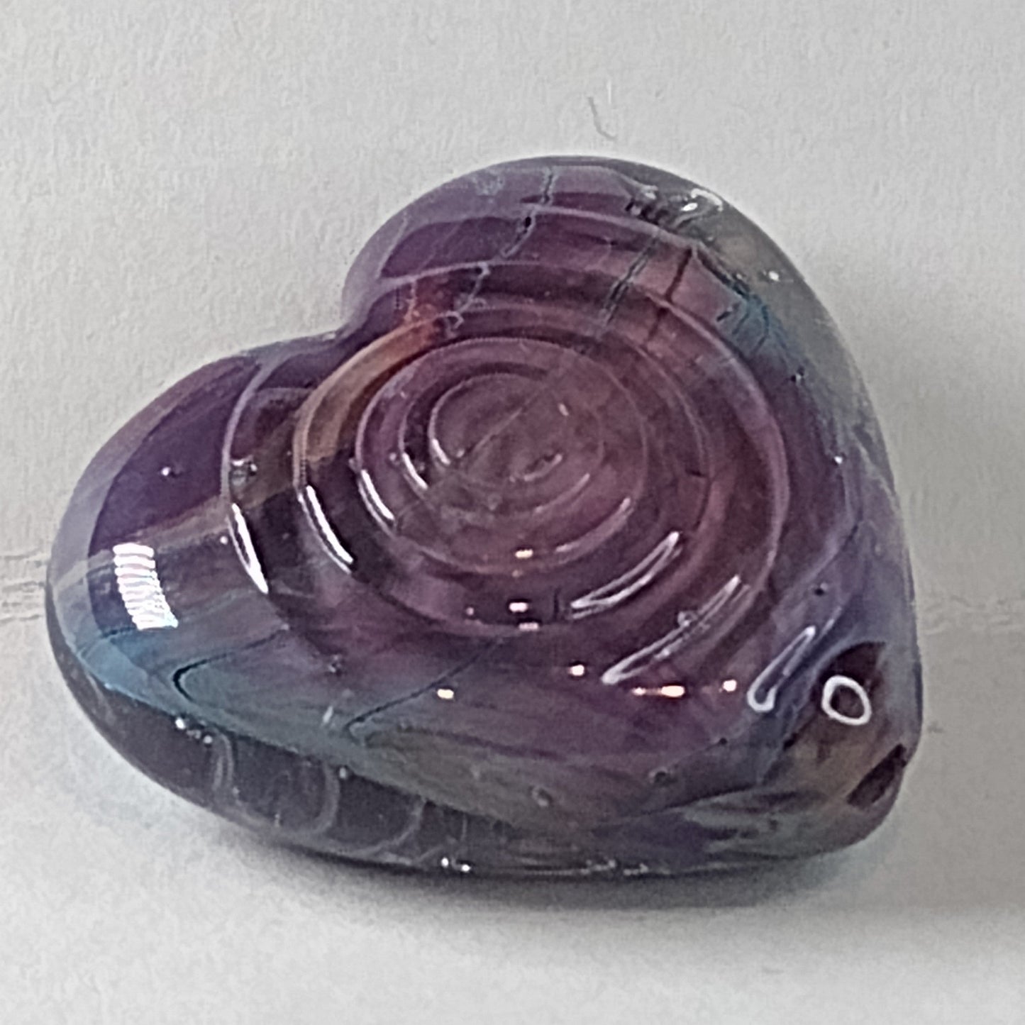 Stepped circle brass texture plate - Jolene Beads - lampwork beads & jewellery