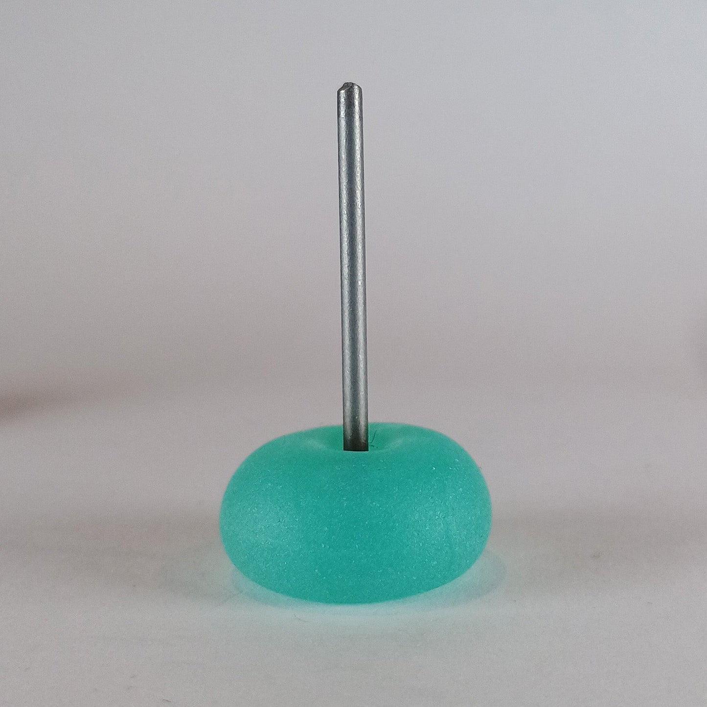 Tumbled opal green glass bead stand - Jolene Beads - lampwork beads & jewellery