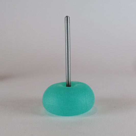 Tumbled opal green glass bead stand - Jolene Beads - lampwork beads & jewellery