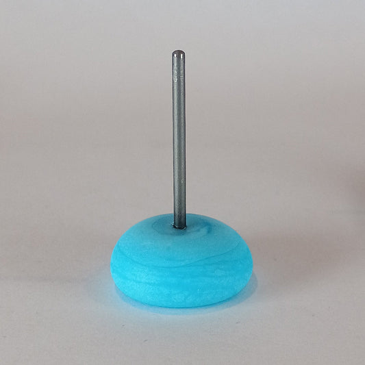 Tumbled turquoise glass bead stand - Jolene Beads - lampwork beads & jewellery