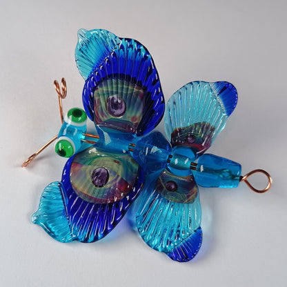 Aqua and green stacked butterfly bead set (Copy) Jolene Beads