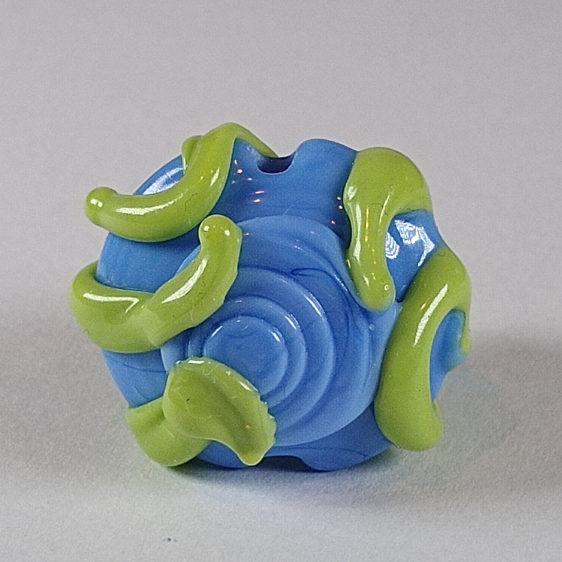 Green and powder blue alien bead (Copy) Jolene Beads